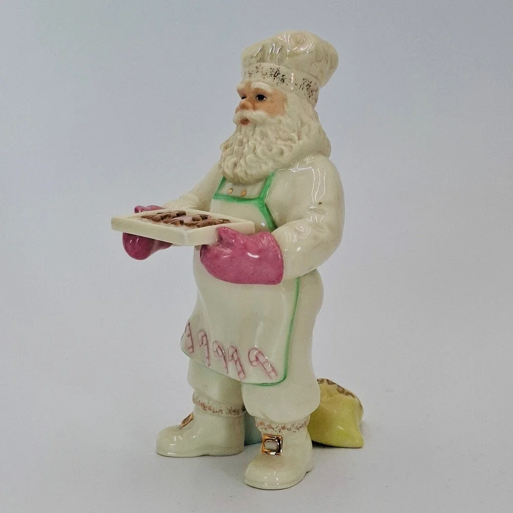Lenox Treasured Santa Collection Figurine - Cookies From Santa